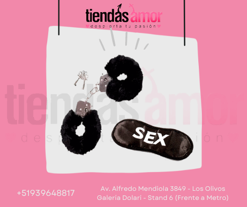 KIT DE ANTIFAZ Y ESPOSAS SEXSHOP LIMA 